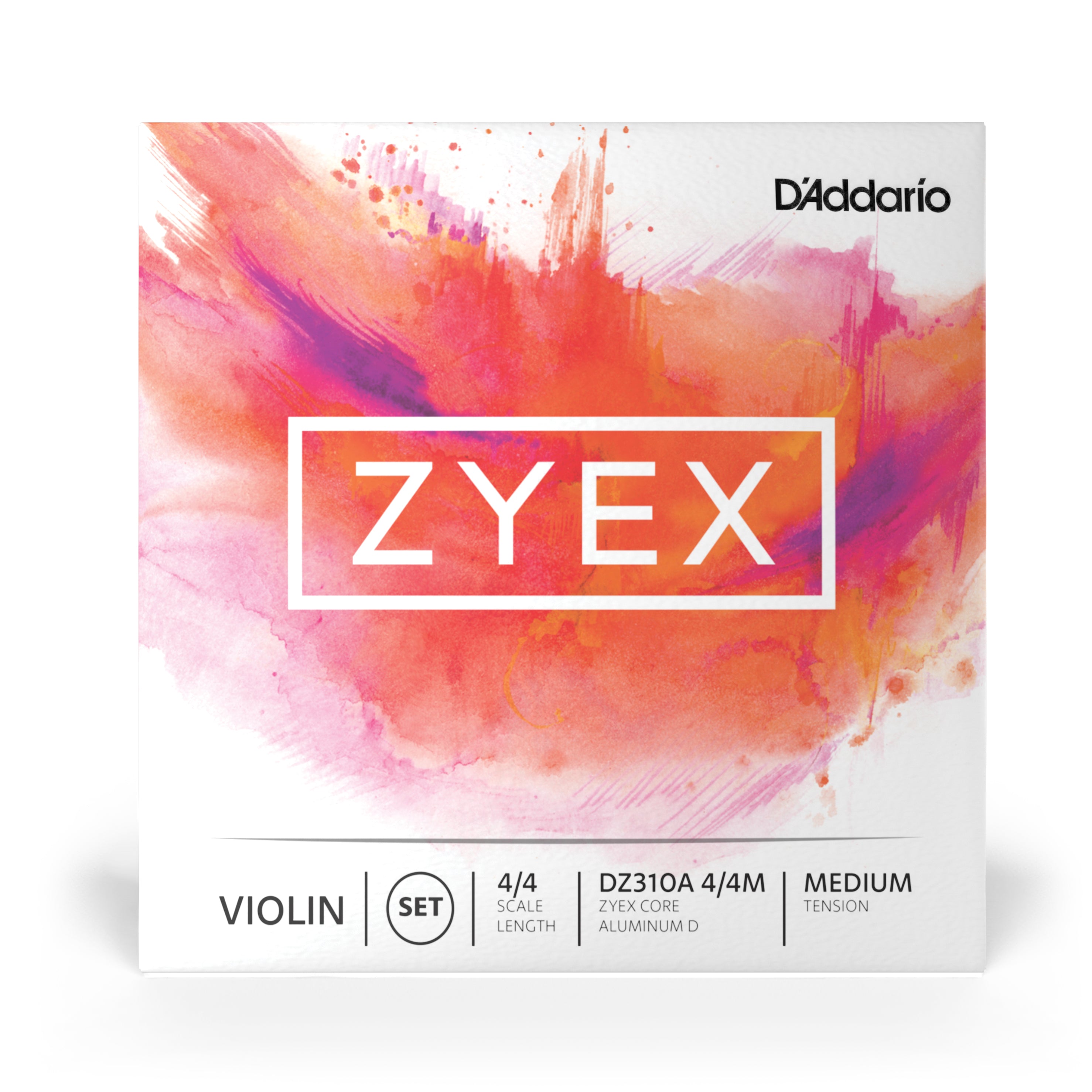 Violin Zyex Medium 4/4 Aluminum Wound D