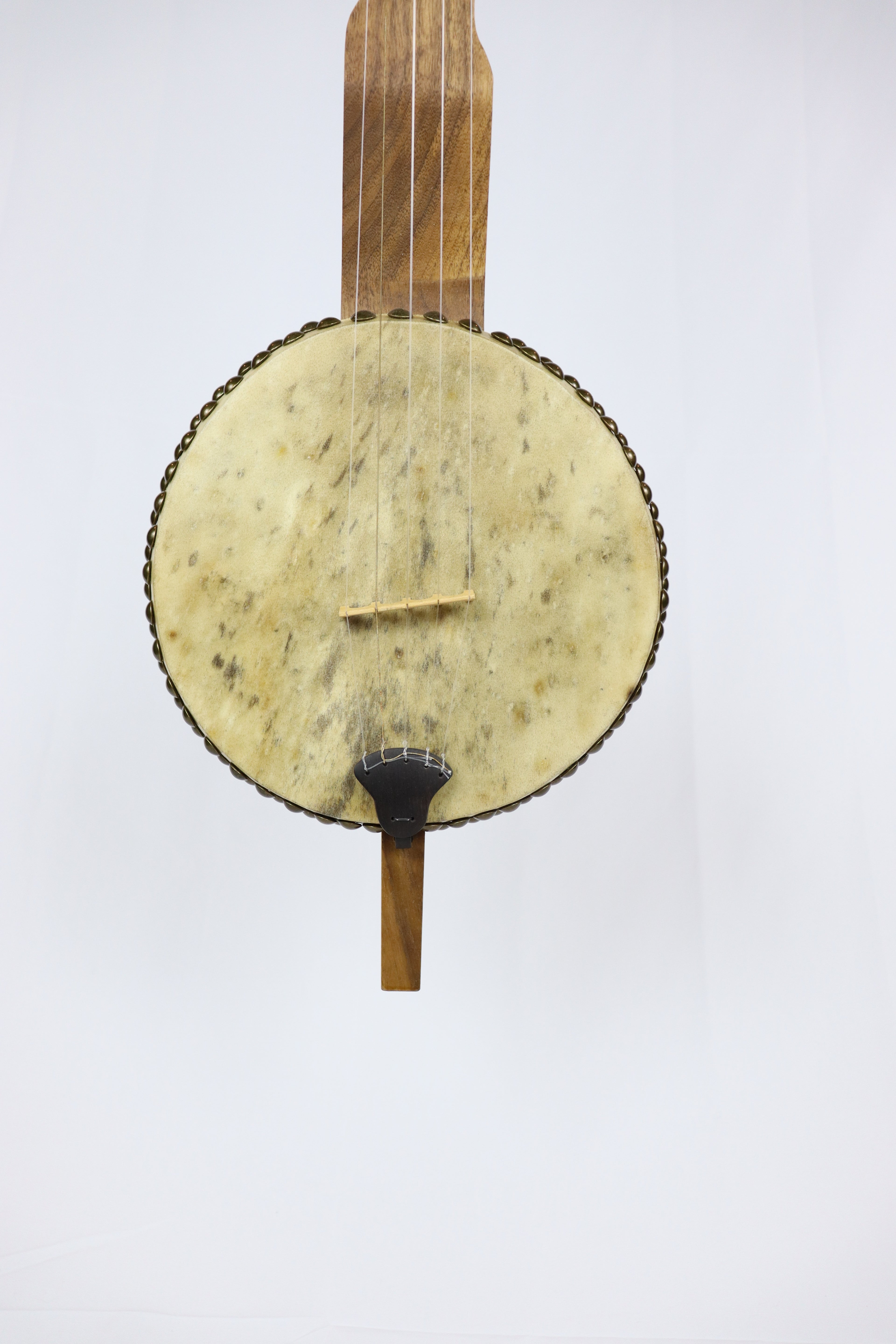 Curly Walnut Gourd Banjo #002