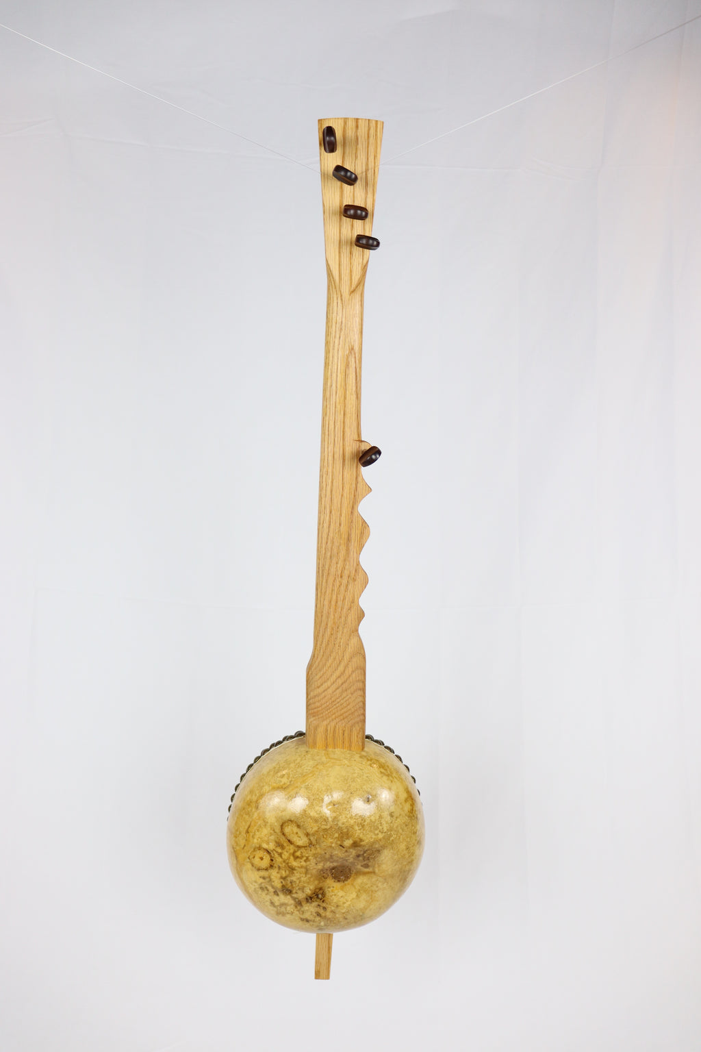 Oak Gourd Banjo #003