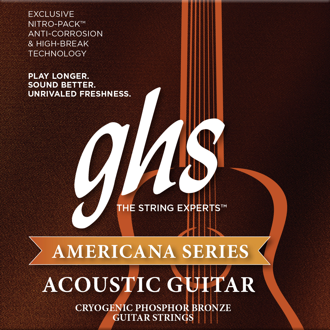 GHS AMERICANA ACOUSTIC GUITAR LIGHT